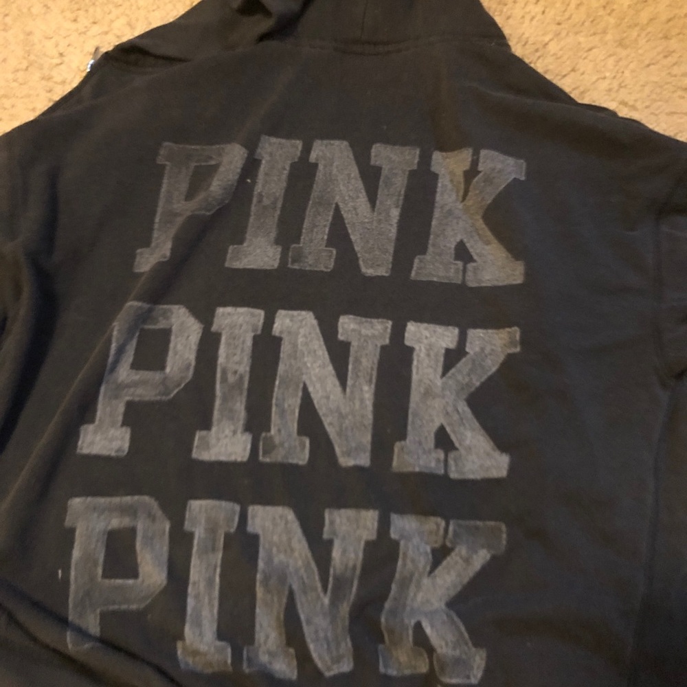 Pink zip up hoodie
